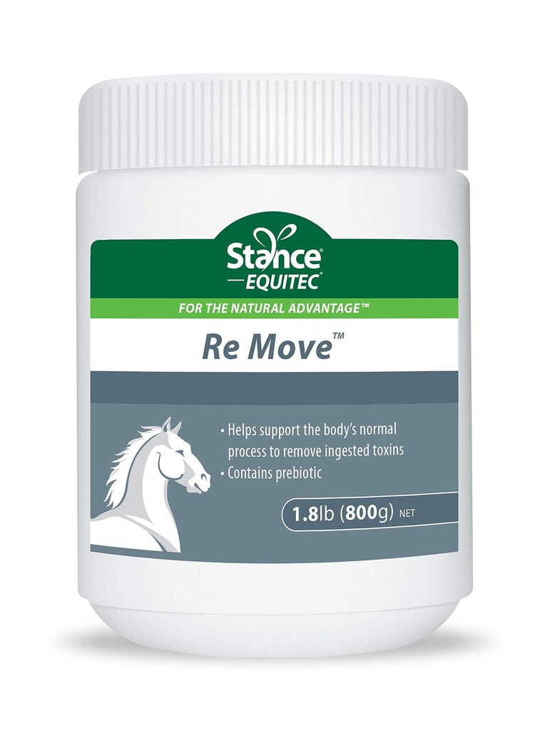 Stance Equitec Re Move - תוספי סוסים התומכים את התהליך הנורמלי של הגוף כדי להסיר טוקסין, מכיל פרוביוטיקה - 1.5 lb