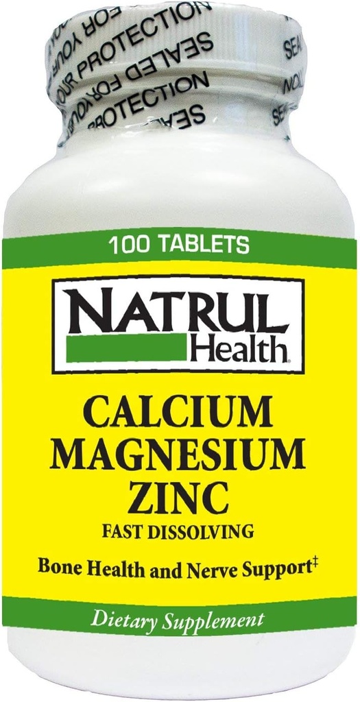 NAT-Rul Health Calcium / Magnesium Plus Zinc Tablet