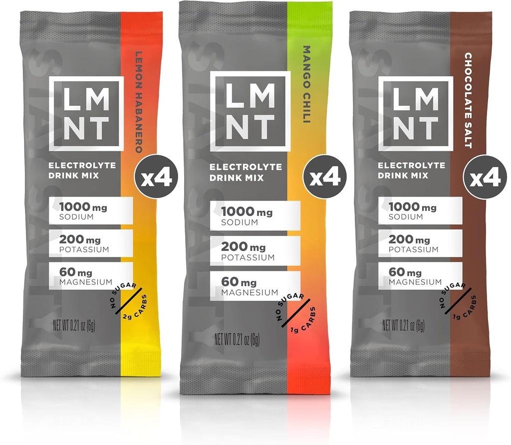 LMNT Keto Electrolyte אבקת Packets | פליאו hydrotion Drink Mix | No Sugar, No artificial Ingredients