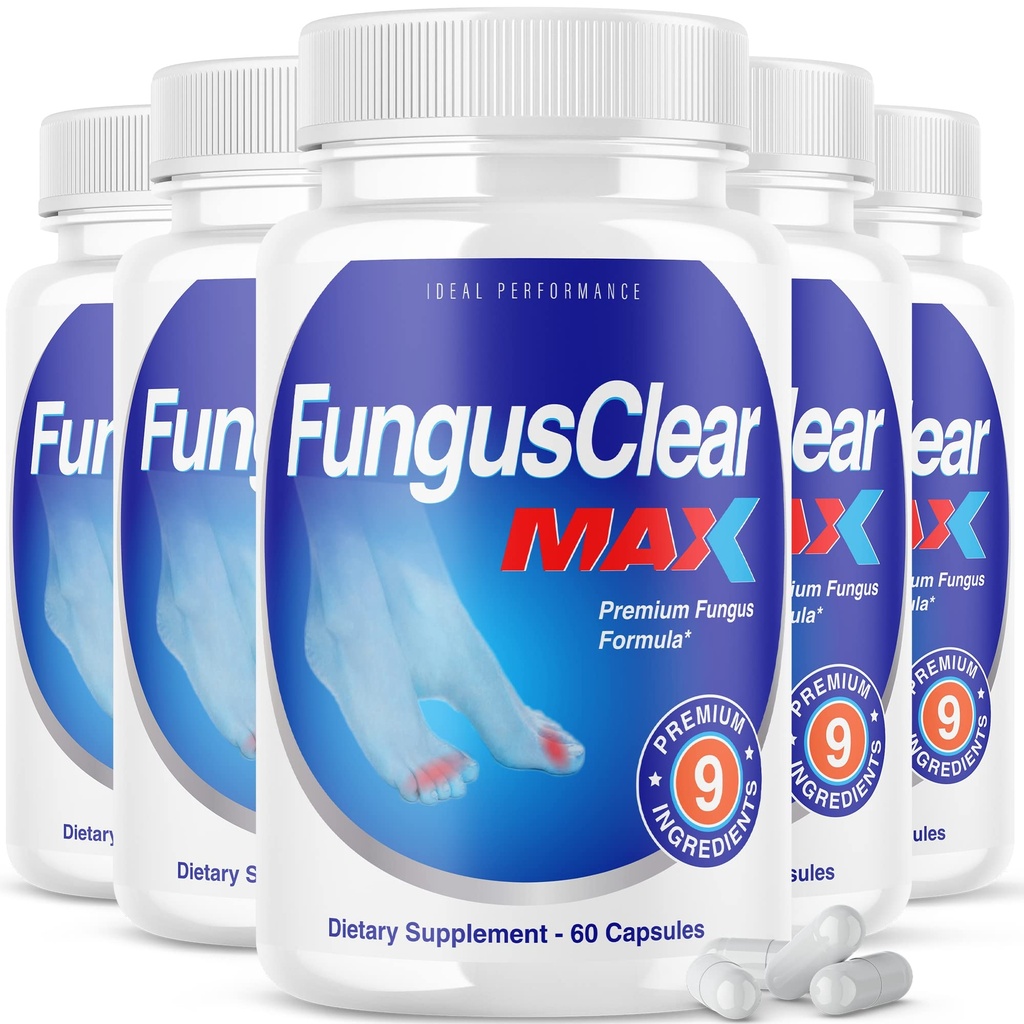 הרעיוןL PERFORMANCE (5 Pack) Fungus Clear Max Toenail Pills (300 קפסולות)