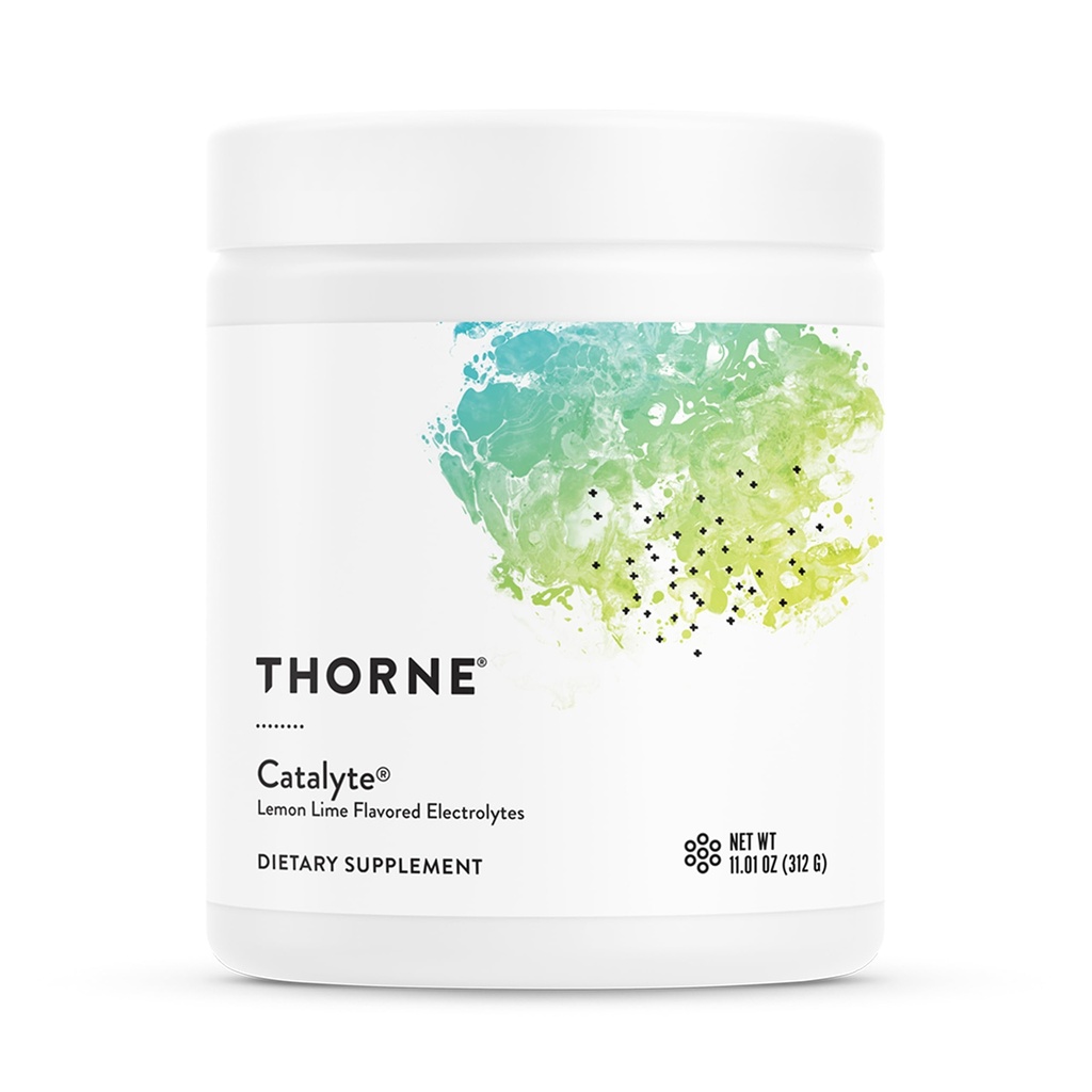 THORNE - Catalyte Replenishment and Energy שיקום תוספי * - No Artificial Sweeteners - NSF מוסמך עבור ספורט לימון Lime - 11.01 Oz Oz