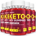 Keto ACV Gummies - 1500 מ"ג Apple Cider Vinegar with Mother - טבעוני, non-GMO, Organic Apple Cider Vinegarmies for Women Men, Detox & ניקויse, 5 Pack