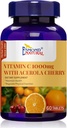 ויטמין C 1000 מ"ג עם Acerola Cherry (Supports Immune System, Energy Levels, Skin Vitality), GMP, מוצר טבעי Assn Certified, Made in USA - 1000 מ"ג, 60 טבליות