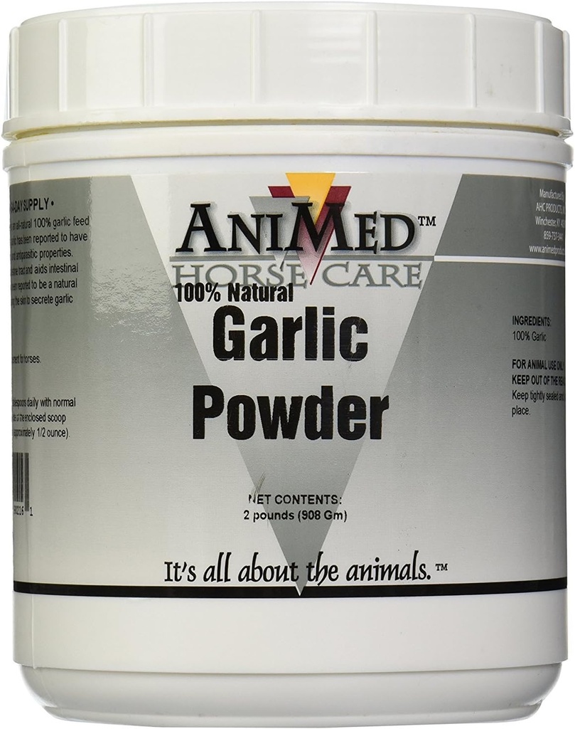 AniMed Garlic אבקת טהור עבור סוסים, 2Pound