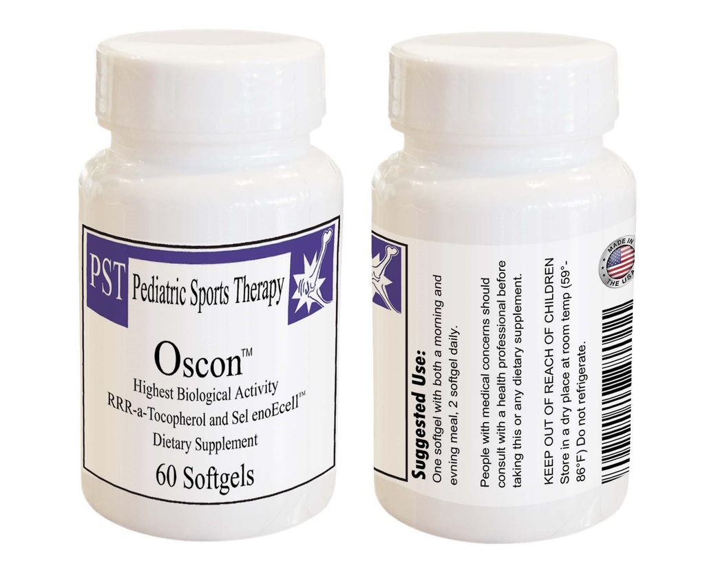 Oscon 60 ct - RRR-A-tocopherol & Selenium Nutraceutical Supplement