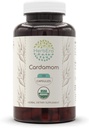 HerbEra Cardamom USDA אורגני 120 קפסולות | תוספת צמחית טבעית | קפסולות אורגניות וצמחוניות אורגני Cardamom (Elettaria cardamomum) Dried Pod (120 קפסולות)