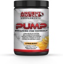 משאבת תוספת עבודה מוקדמת עם Citrulline Malate, Beta Alanine, Alpha GPC - תוספת משאבה משופרת משפרת אנרגיה, Focus & Absorption - אבקת חלבון Citrus Burst