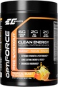 EC Sports OptiForce Pre-Workout Tropical Blast אבקה - אנרגיה נקייה טבעית וקפאין טבעי W/Long-Lasting Endurance and Focus - 30 משרתים