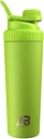 AeroBottle Cryo Shaker Cup, Insulated Stainless Steel Water Bottle וחלבון Shaker, Mixes חלבונים ו-Pre Workout With Turbulent Mixing Technology, No Balaing Ball או Wisk, 26oz, Eco Shock Green