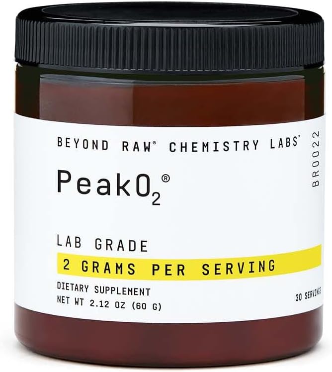BeYOND RAWכימיה Labs Peak 02 אבקה, מספק סיום במהלך עבודות, 30 משרתים