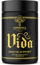 Ambrosia Vida Immunity Support, Elderberry, ויטמין C, ויטמין D ו- Zinc תוסף, Immune System Booster (60 קפסולות)