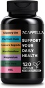 ACAPPella Slippery Elm, Psyllium Husk, Cascara Sagrada, Marshmallow, Magnesium, Aloe Vera, DGL קפסולה - Probiotic Bellive Gut Health Supplement (1)