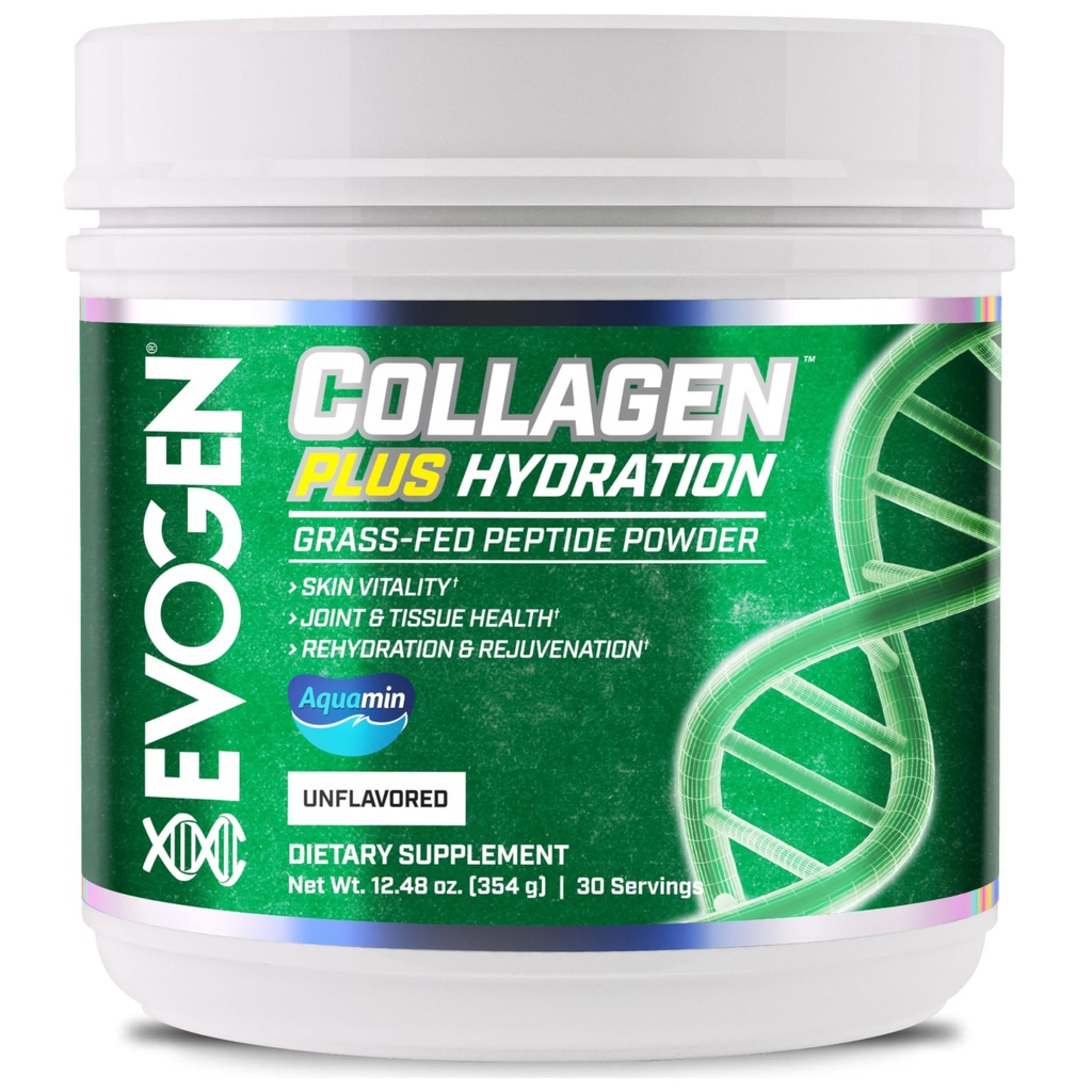 Evogen Collagen Plus hydrotion - Grass-Fed Collagen for Women & Men | קולג'ן פפטידים אבקה