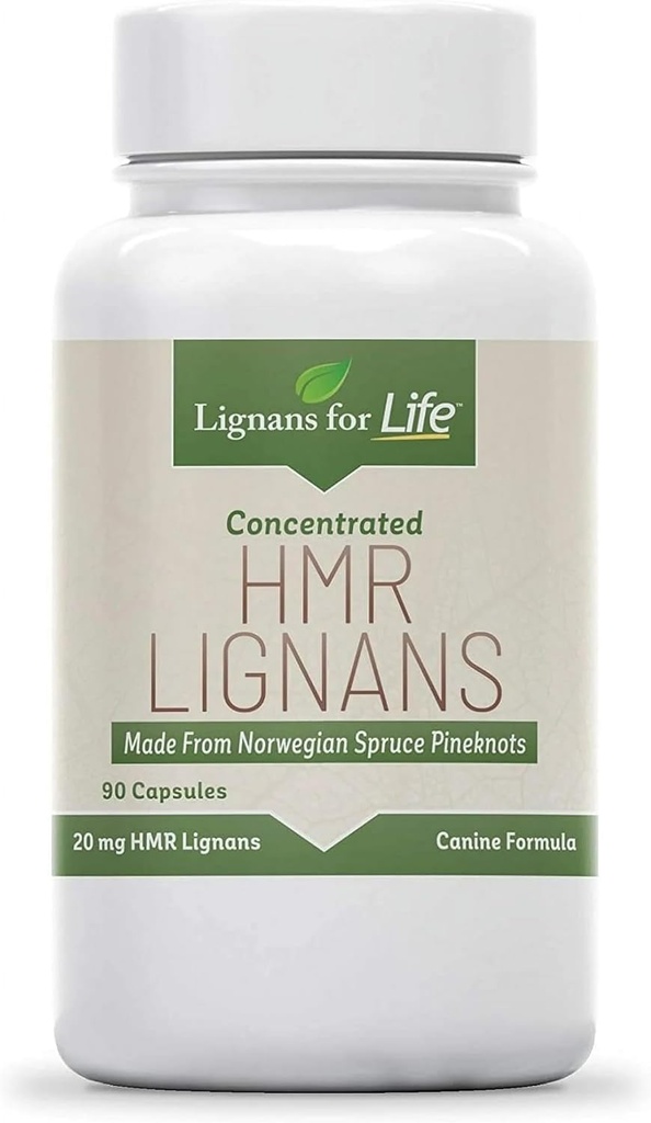 Lignans for Life HMR Lignans 20 מ"ג - 90 קפסולות - ויטמין for Healthy Pet | Natural Multivitamin