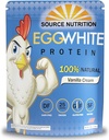 TradeKing 1 lb ביצה לבן אבקת חלבון על ידי תזונה מקור - 25 דקדוק חלבון, לבנות שריר Lean, חלב חינם - וניל
