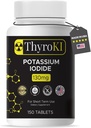 Premium Potassium Iodide טבליות 130 מ"ג - תמיכה Thyroid בריאות הנשימה - YODO Naciente KI Pills | Fast-Dissolution חירום הישרדות Iodine | Non-GMO | 150 Tablet | Made in USA