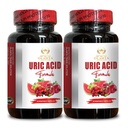 URIC ACID CLEANSE FORMULA - תמיכה חומצית בכל מקום, חומצת שתן חומצית שתן עבור gout, תומך רמת חומציות בריאה uric, Tart Cherry, Cranberry, תוסף חומצי נמוך יותר, גלולות חומציות שתן, חלב Thistle - 2B