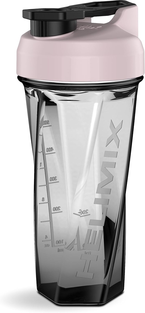 HELIMIX 2.0 וורטקס בלנדר שאקר בקבוק מחזיק עד 28oz | No Banding Ball or Whisk | USA Made | Portable Pre Workout Whey Protein Drink Shaker Cup