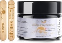 Shilajit for Men-Natural Shilajit Resin עם תוסף Humic ו Fulvic Acid, ההימלאיה Shilajit Resin-120 משרת/60g (500 מ"ג)