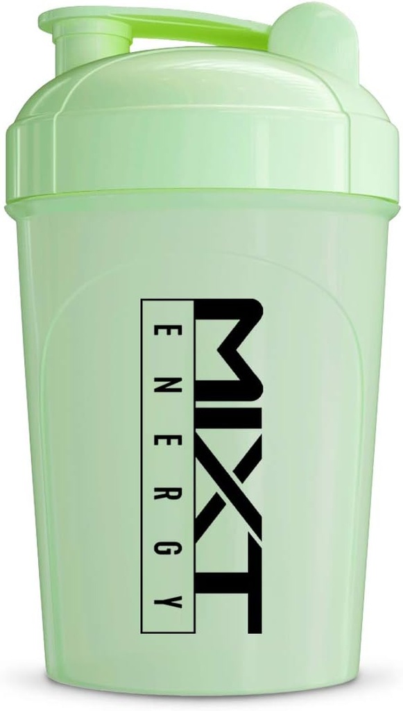 MIXT Energy Shakerבק, 16 oz. Shaker Bottle, BPA Free & Lid Mixing Technology (16 oz, Glow in the Dark)