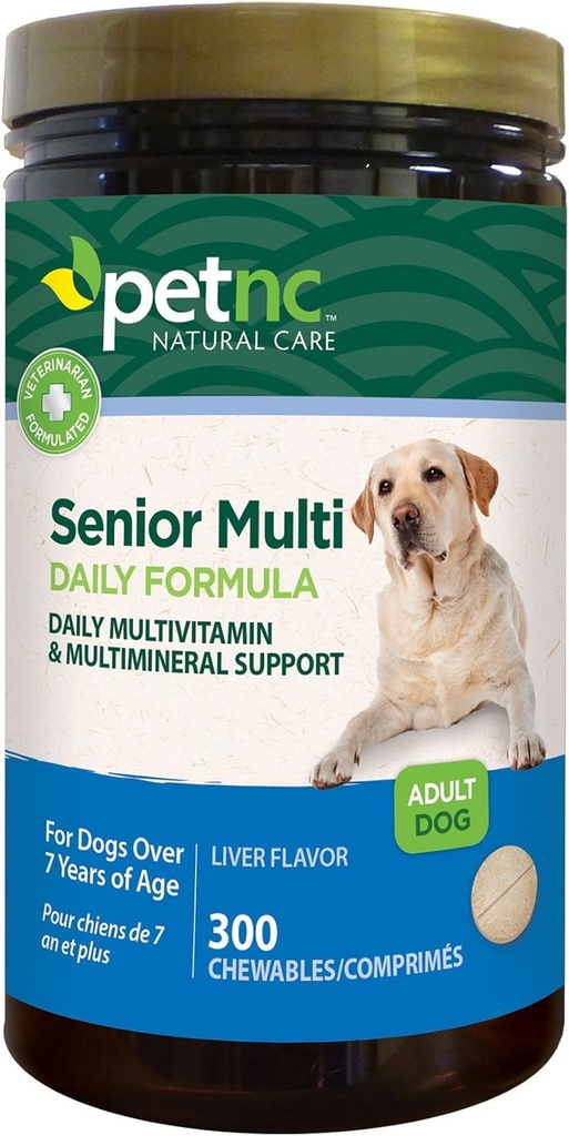 PetNC Natural Care בכיר Multivitamin Chewables for Dogs