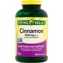 Spring Valley Cinnamon Dietary, 1000 מ"ג, 400 קפסולות צמחוניות - תמיכה במטבוליזם. כולל Sticker.