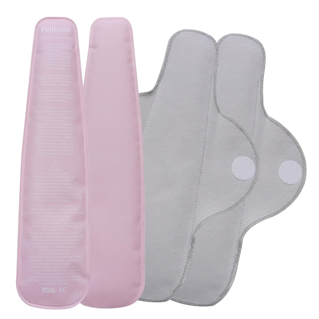 Reusable Perineal Ice Packs, Perineal Cooling Pad, Postpartum Cold Packs, Cold and Hot Pack לנשים לאחר לידה ומשלוח, הריון & Hemorrhoid כאב הקלה, Vaginal Discomfort