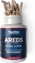 הםDS Lutein עין ויטמינים על ידי VisiVite - תוספי Lutein לעיניים ללא Beta-Carotene - Lutein לעיניים - תוספי עיניים למבוגרים - 60 קפסולות