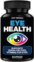 ויטמין Care & Vision תוספי 60 קפסולות - תמיכה עיניים סטרין, עיניים יבשות ובריאות החזון - תמיכה חזון, Ocular ו Macular Health - 14 Active Ingredients, Lutein.