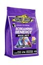 Screamin Energy Max Hit Tropical Punch Flavor - כוח מקסימלי סוכר חינם נורה עם ג'ינסנג, ויטמין B וקפאין - 24 Count Count Count