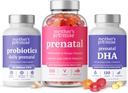 Mother's Promise Prenatal ויטמינים + Prenatal DHA & Prenatal Probiotics Bundle