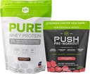 SFH מוטיבציה & Get Workout Bundle טהור חלבון שוקולד Whey ו Push Pre-Workout אבקת