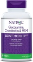 Natrol Glucosamine, Chondroitin ו MSM, ניידות משותפת, טבליות, 90 Count (Pack של 12)