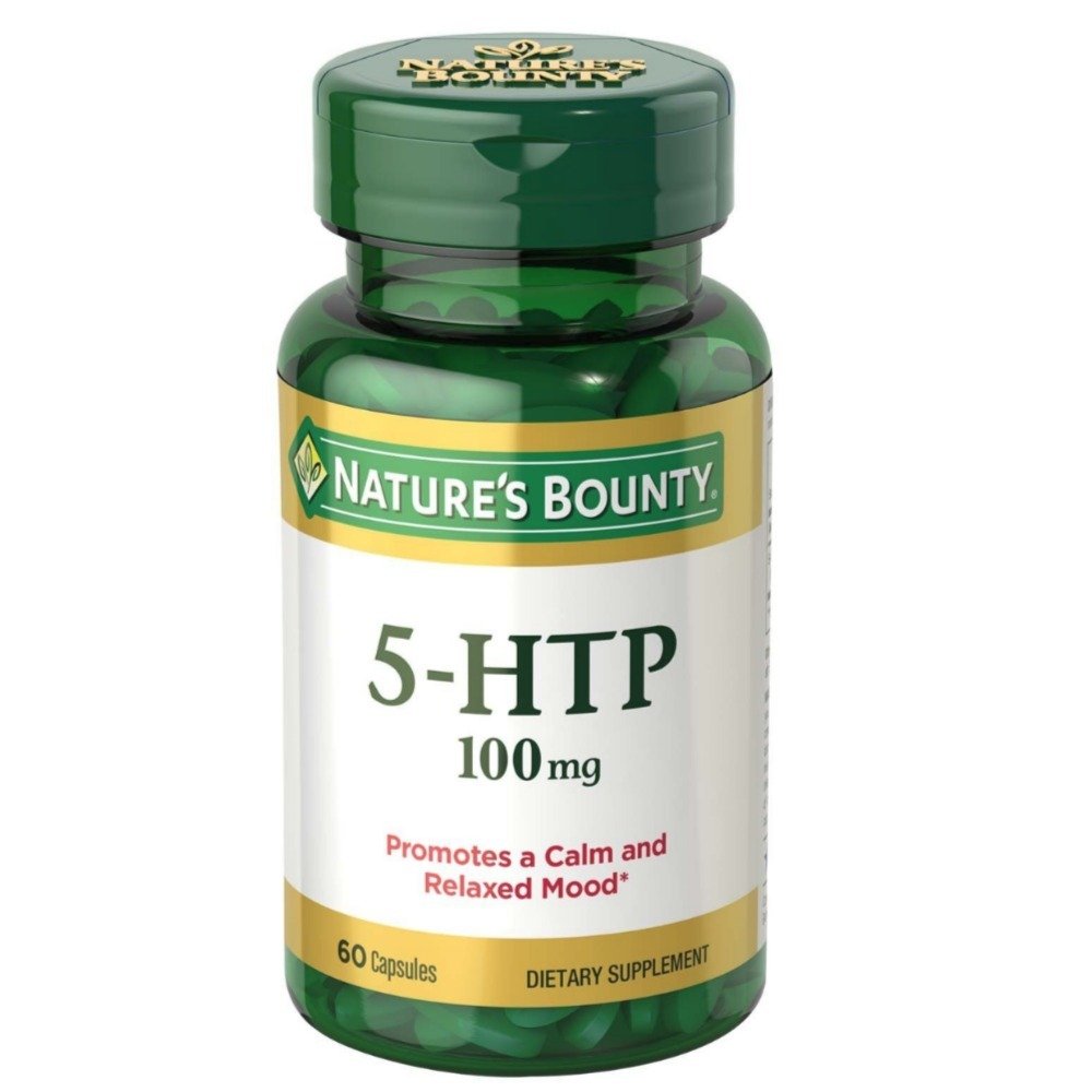 Nature's Bounty 5HTP 100 מ"ג קפסולות 60 ea (Pack of 2)