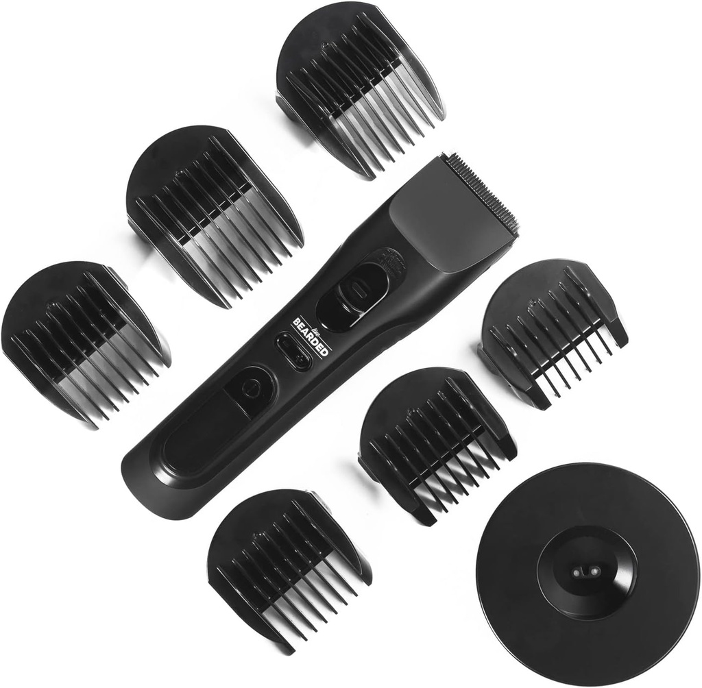 Live Beared MT-1 Beard Trimmer - טעינה עם 240-Minute Run-Time, Ceramic Blade, Whisper Quiet ו 28 שילוב אורך לגברים