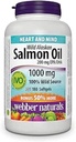 Webber Naturals Wildאלסקה Salmon Oil Softgel, 200 מ"ג 180 הרוזן
