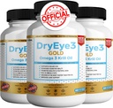 עין יבשה 3 זהב אומגה 3 קריל שמן תוספת כוח, 60 Softgels, תמיכה בעין יבשה, non-GMO, Gluten חינם, סוכר חינם (3)
