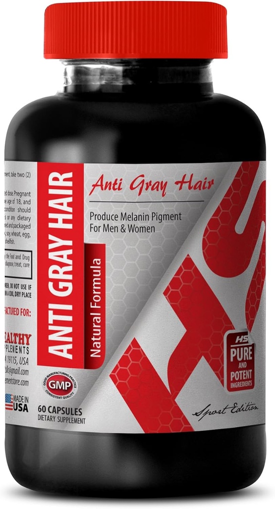 תוספי L צמיגיםrosine - Anti Gray Hair Natural Formula - שיפור תנאי העור (1בק)