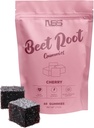 Bt Root Gummies with Cherry Flavor, Beet Chewables with added Grape Seed Extractd Extractd Extractd - צבע טבעי ופלאמור - Chews for Workout, בריאות ובריאות - 60 ביט מסטיקנים