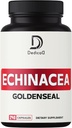 1000mg Echinacea Goldenseal קפסולות - 240 ספירות של 4 חודשים אספקה - תמיכה מערכת החיסון, Well-Being & Overal Health