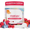 Zahler ChildCalm, פירות כשרים Punch Chewable Magnesium לילדים - Natural Calm, Mood Support, andlaxation - Calming Kids Magnesium תוסף ילדים מגנזיום, 60 טבליות
