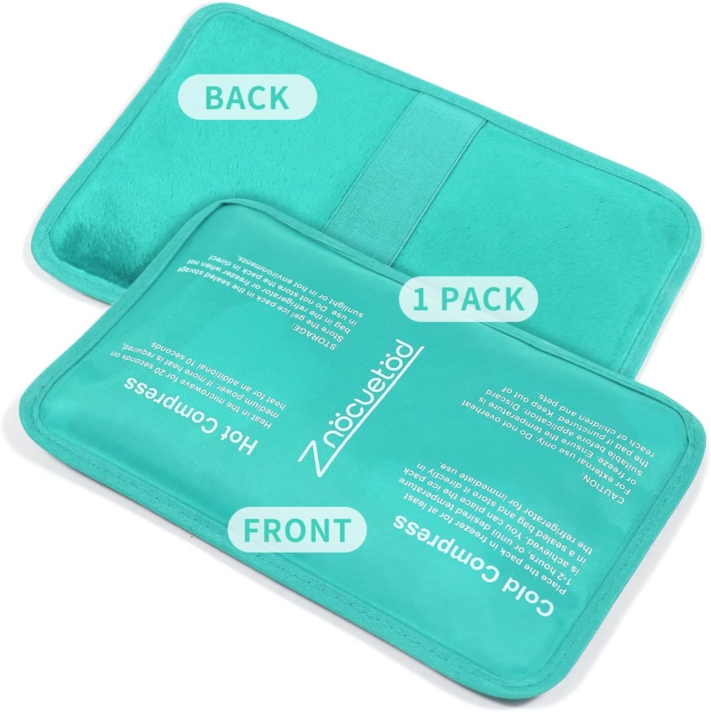 Gel Ice Pack for Injuries Reusable Soft Freezer Ice Bag with Edit-Hot Compress Packs for Swelling Bruises Surgery Knee Shoulder Foot Back Ankle Neck Elbowחוכמה Tooth- Pack