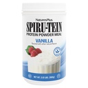 NaturesPlus SPIRU-TEIN, Vanilla - 2.12 lbs - אבקת חלבון Spirulina - ויטמינים ומינרלים לאנרגיה - Vegetarian, Gluten Free - 32 משרתים