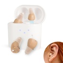 BeVI השמיעה עזרה למבוגרים מבוגרים עם מקרה צ'ינג, OTC שמיעה איידס לטעון עבור מבוגרים מבוגרים מבוגר תוספת תשלום עם Noise בוטלהling, בלתי נראה השמיעה Beige, 1 Pair