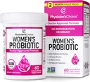 פרוביוטיקה 50 מיליארד קפסולות של נשים yhn Women's Probiotic 50 מיליארד CFU, תוסף פרוביוטיקה לנשים עם 50 מיליארד CFUs Plus קליני פרובאנס Ingredients,60 Ct.