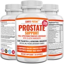 תוספי Prostate עבור גברים (120 קפסולות), Saw Palmetto Prostate תמיכה בריאות - 33 ויטמין & Herbs - Beta Sitosterol Plus B6, Selenium & Zinc for Healthy Urination Frequency & Flow & כראוי Sleeps