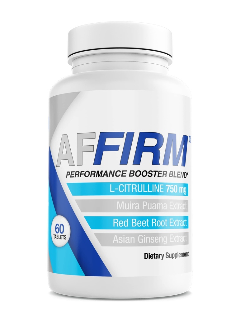 Affirm Science L-Citrulline Dietary תוסף 750 מ"ג 60 טבליות | Circulation and Male Performance