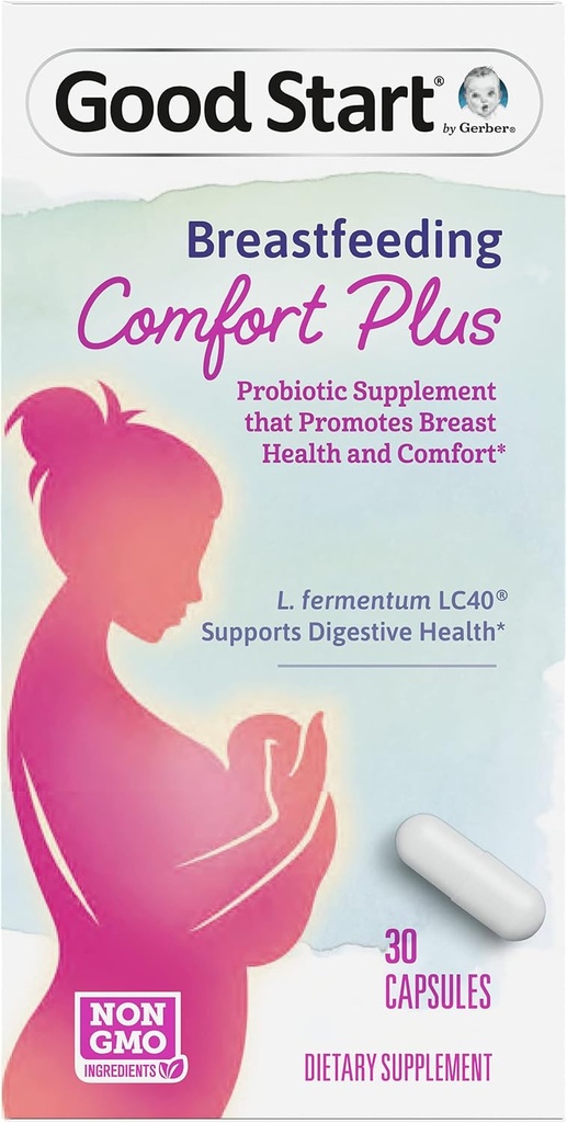 גרבר טוב להתחיל Probiotic תוסף, הנקה נוחות פלוס, 30 קפסולות