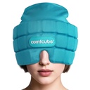 Migraine & Headache הקלה Ice Cap, 2 שעות ארוכות נמשך תרפיה קרה ללבוש ניתן וניתן לכבס טופס Fitting Ice Hat for Sinus & Stress Relief, Puffy Eyes, Somee Migraines, Chemo