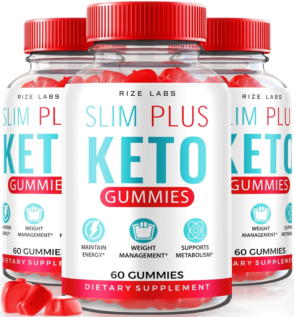 סלים פלוס Keto ACV חניכיים עבור אובדן משקל מתקדם, כל תוספי Apple Cider Vinegar טבעי (180 חניכיים)
